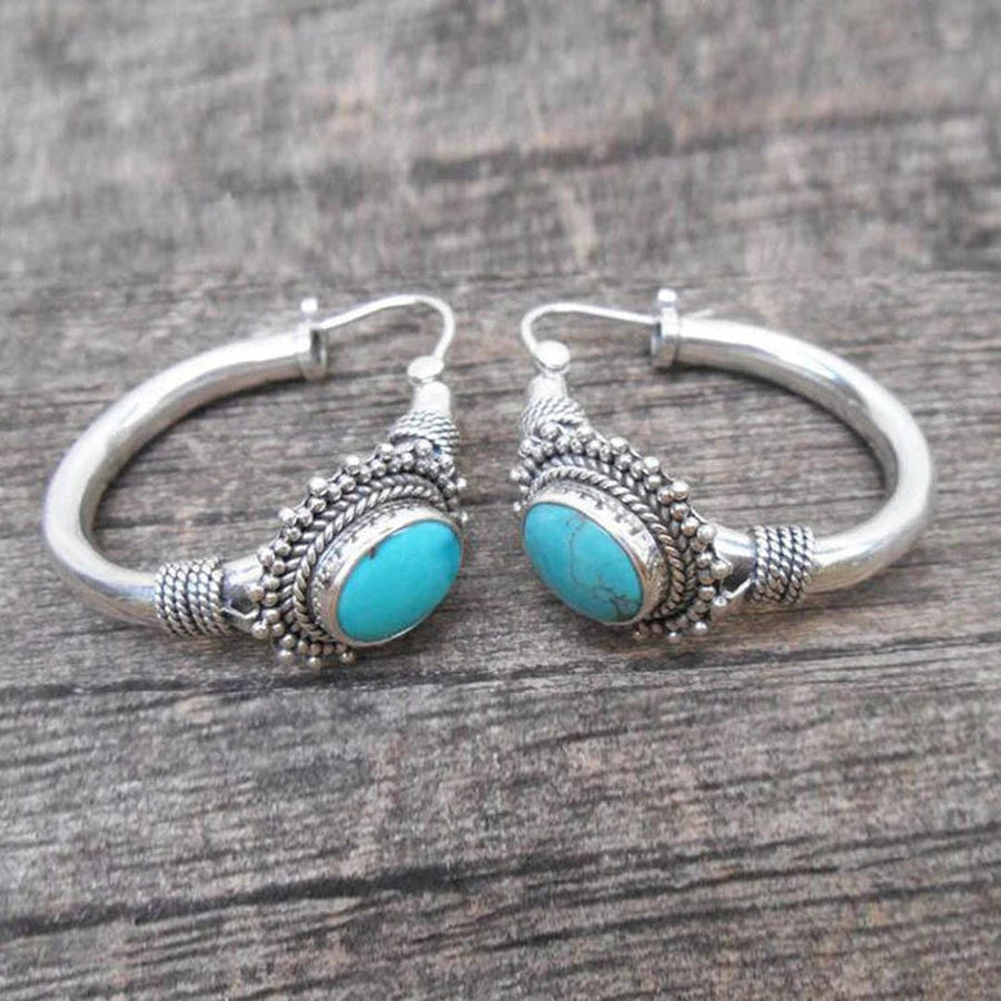 Eloísa | Pendientes Vintage con Turquesa