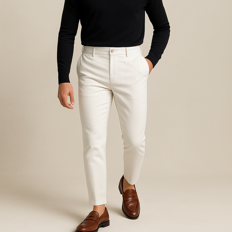 Pantalón de Lino y Algodón