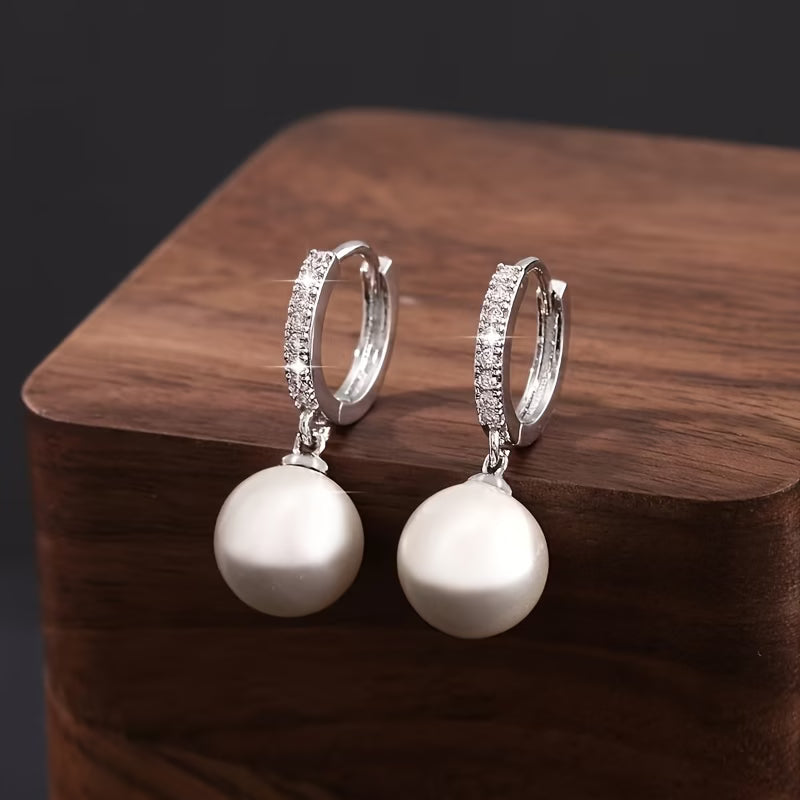 Carolina | Pendientes de perla en gota