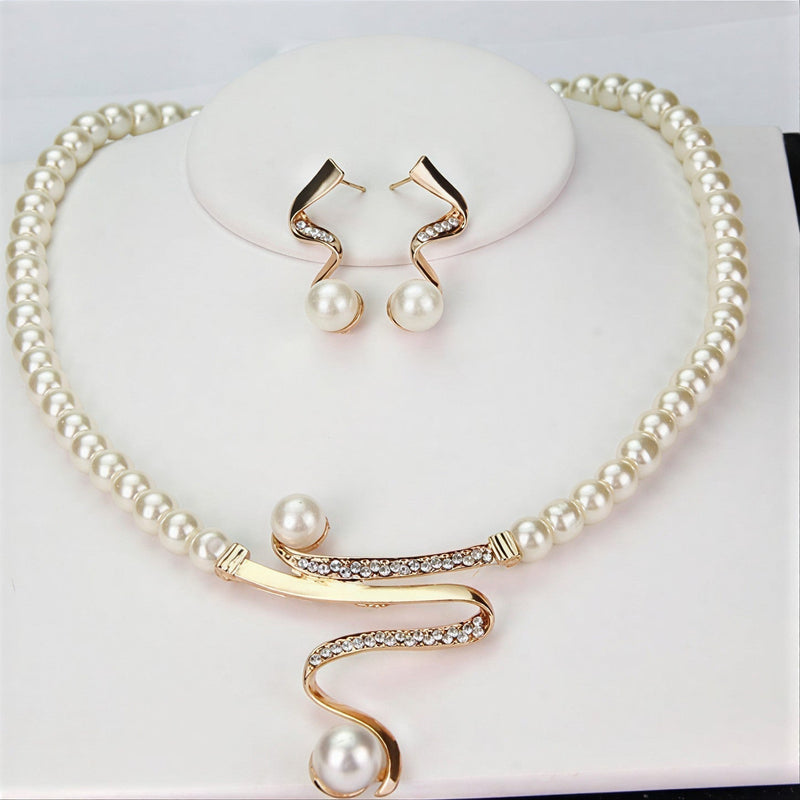 Gloria | Conjunto de joyas con perlas