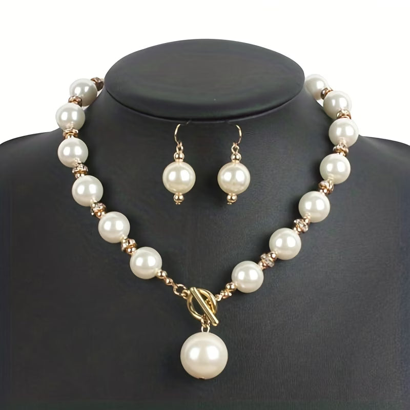 Mercedes | Conjunto de collares de perlas gruesas