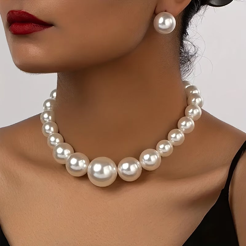 Herminia | Conjunto de joyas con perlas vintage
