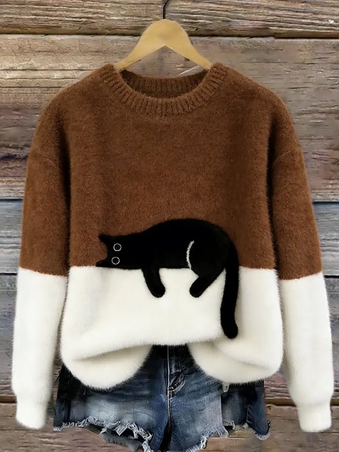 Sonia | Jersey oversize con gatos