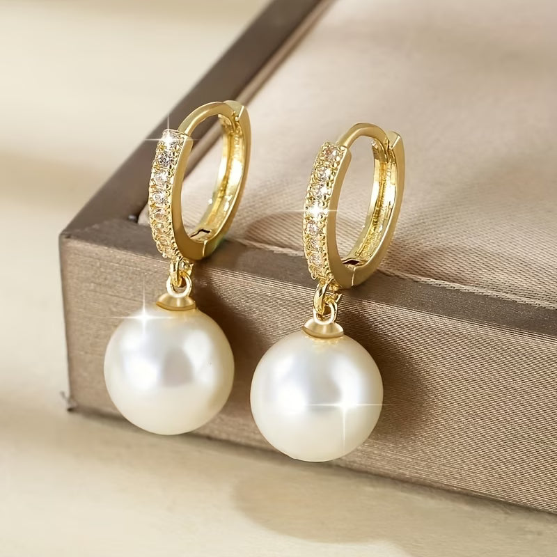 Carolina | Pendientes de perla en gota