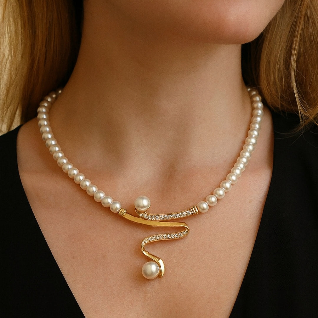 Gloria | Conjunto de joyas con perlas
