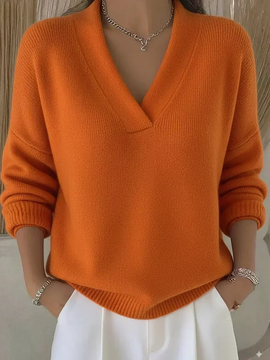 Manoli | Jersey Relajado con Cuello en V