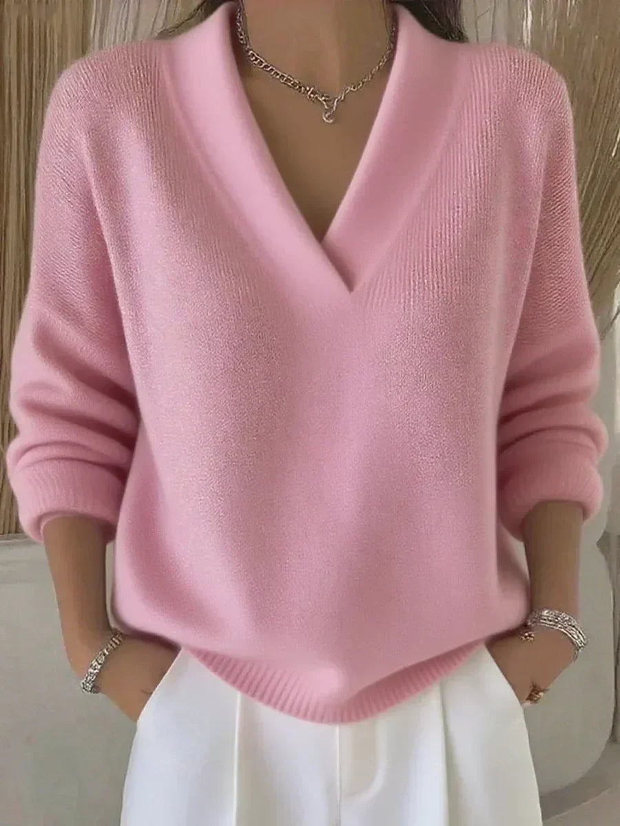 Manoli | Jersey Relajado con Cuello en V