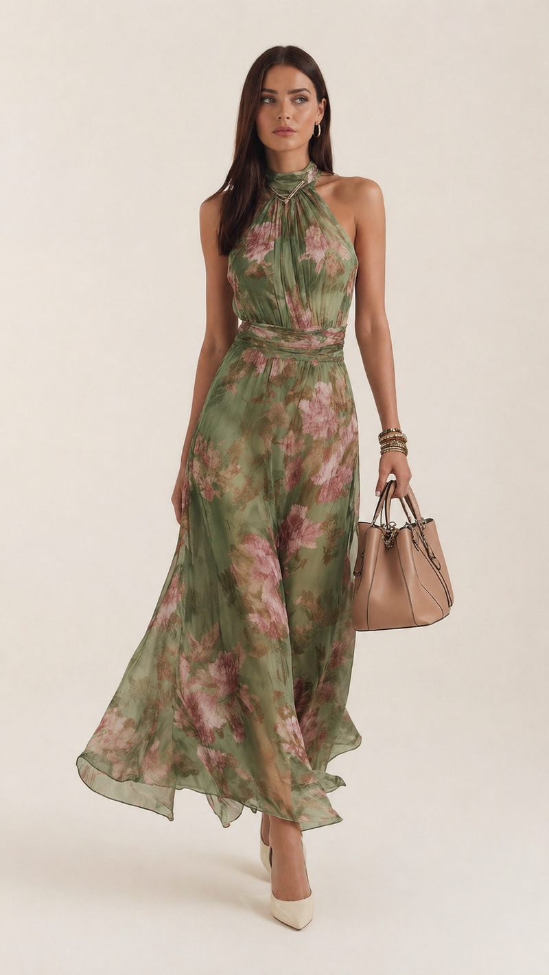 Sofía | Elegante vestido con estampado floral