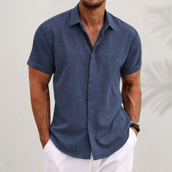 Camisa Clásica de Manga Corta para Hombre
