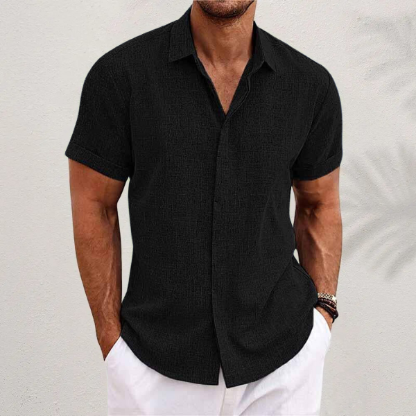 Camisa Clásica de Manga Corta para Hombre