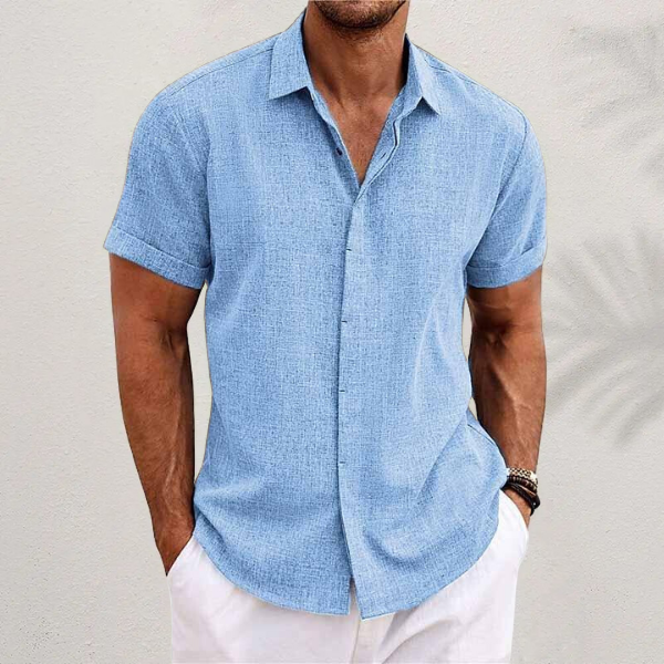 Camisa Clásica de Manga Corta para Hombre