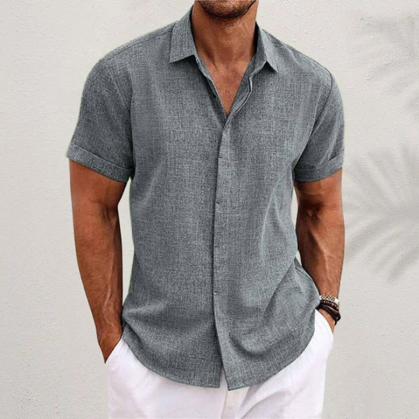 Camisa Clásica de Manga Corta para Hombre