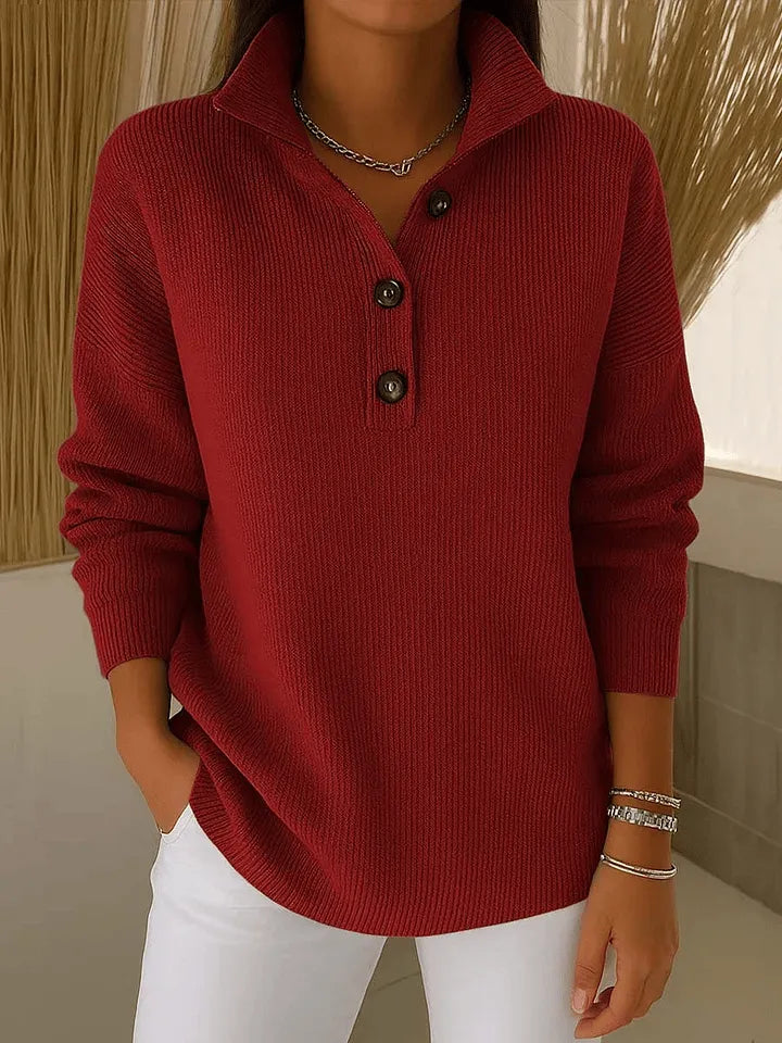 Yolanda | Jersey Polo con Cuello en V