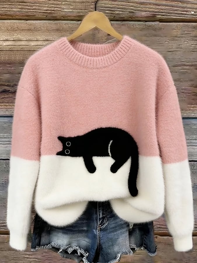 Sonia | Jersey oversize con gatos