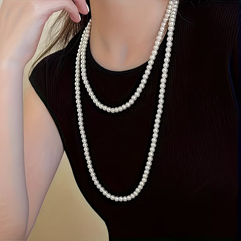 Inés | Collar con doble perla