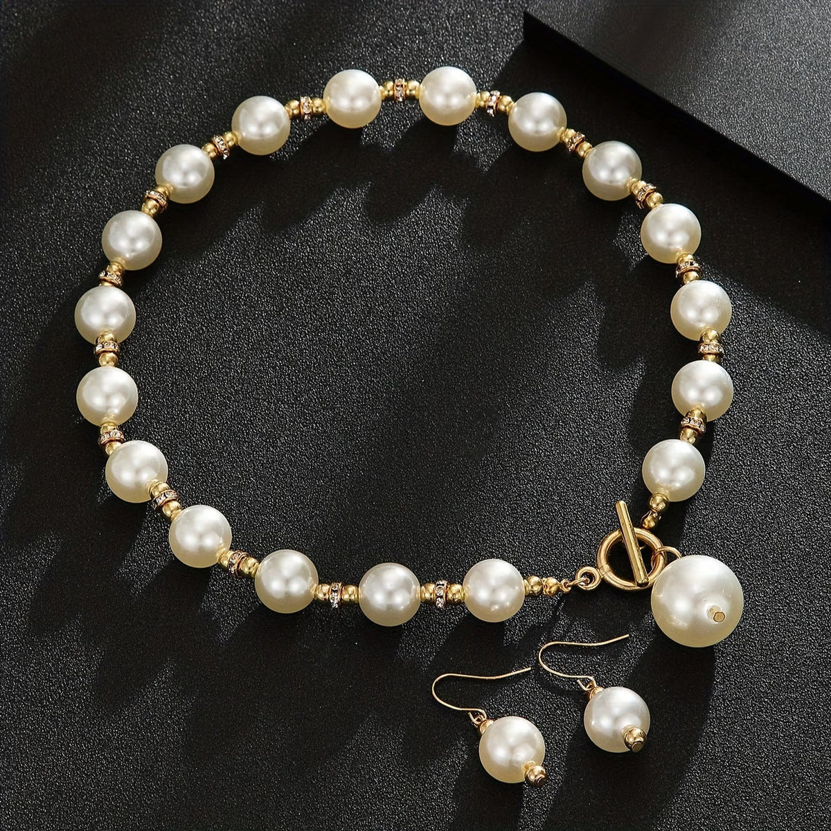 Mercedes | Conjunto de collares de perlas gruesas