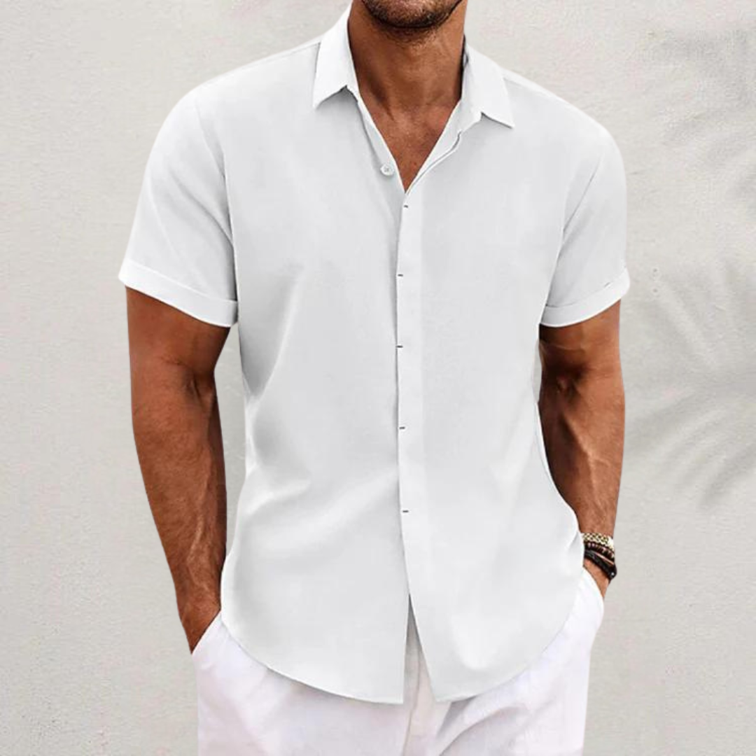Camisa Clásica de Manga Corta para Hombre