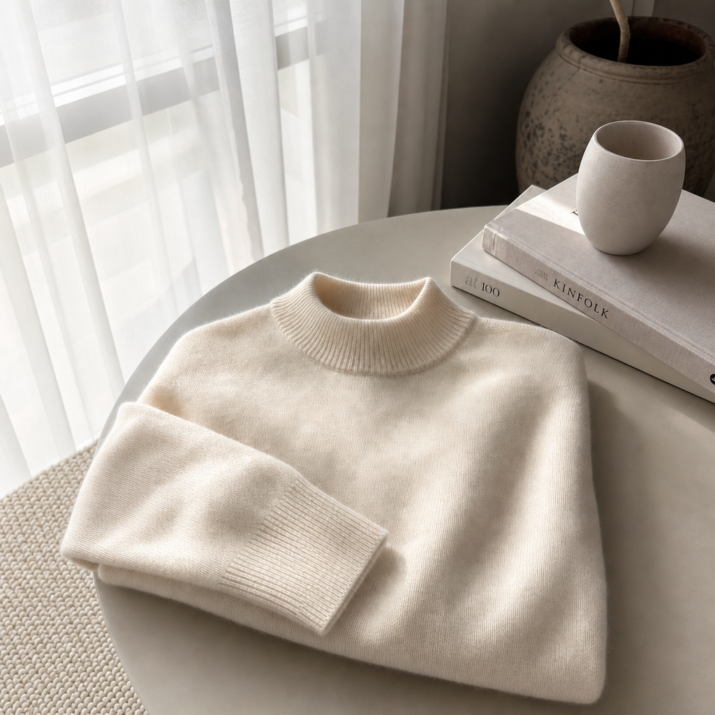 Montse | Jersey suave de cuello alto