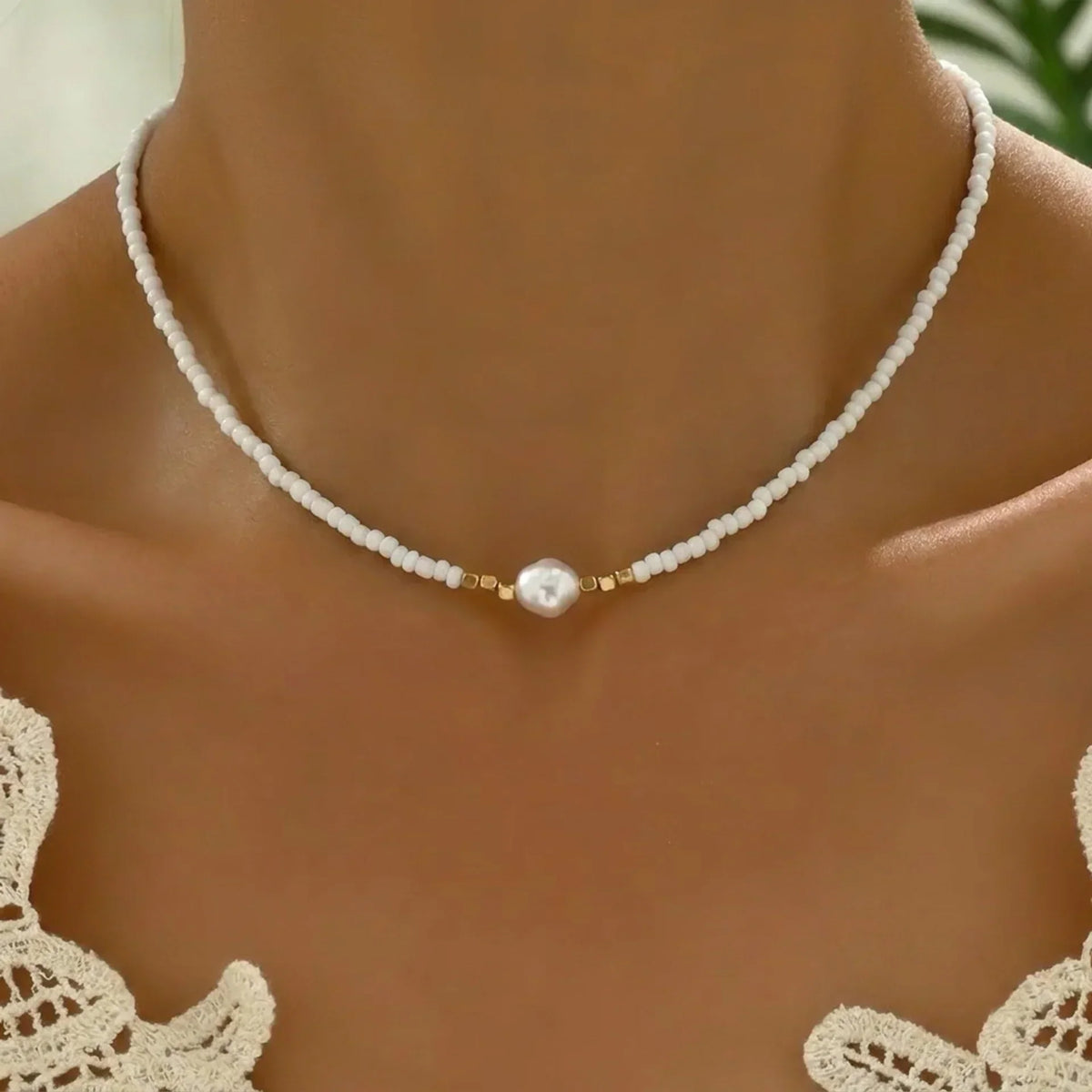 Olalla | Collar fino de perlas