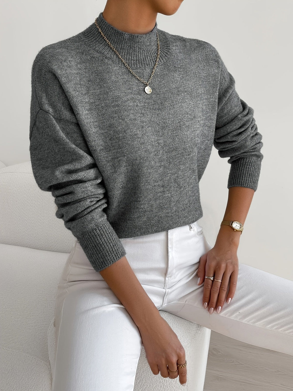 Candelaria | Jersey Suave de Cuello Alto