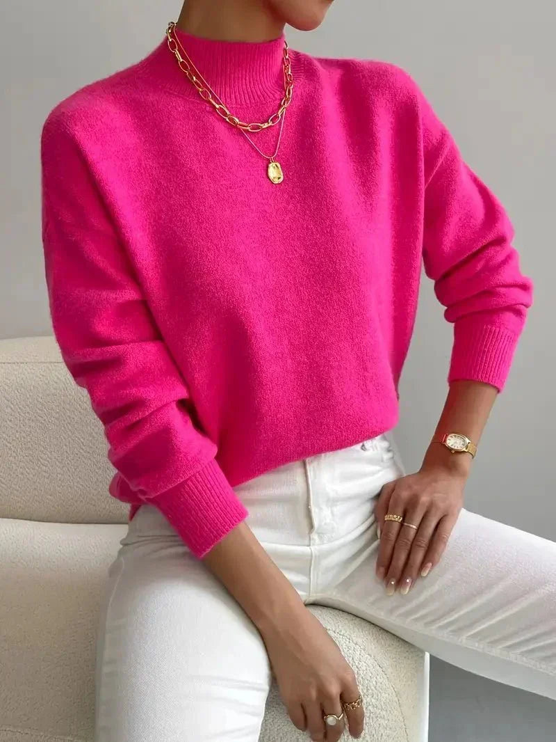 Candelaria | Jersey Suave de Cuello Alto