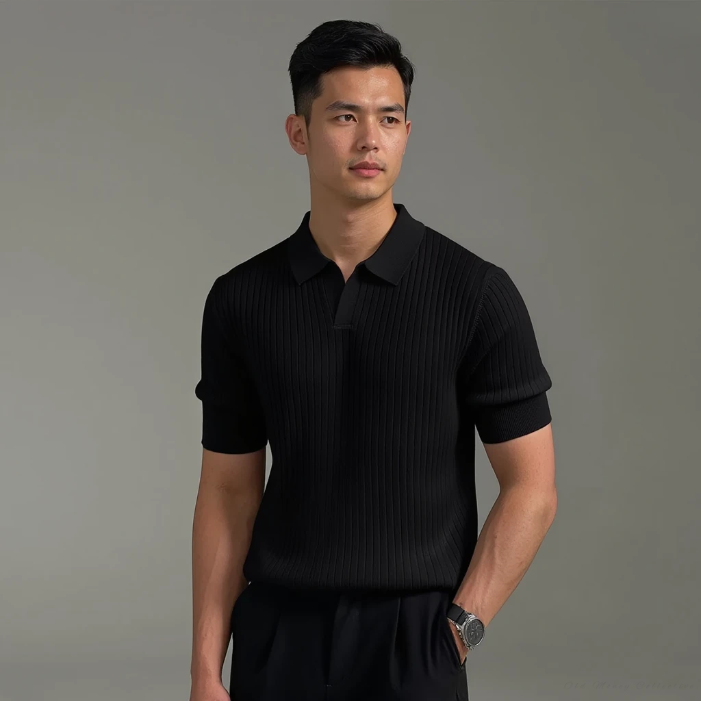 Camiseta Cabopino de Algodón con Detalles de Malla