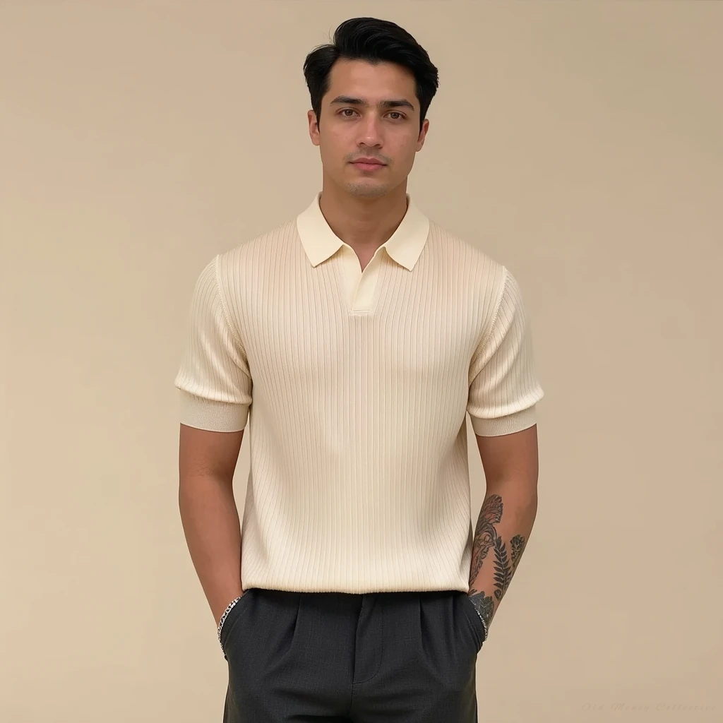 Camiseta Cabopino de Algodón con Detalles de Malla